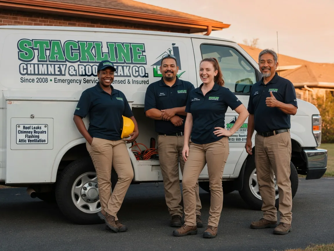 Chimney flashing repair company in Arcadia, LA